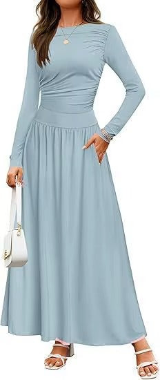 Flexora® 55% sold, Soft elegance dress, calm and natural
